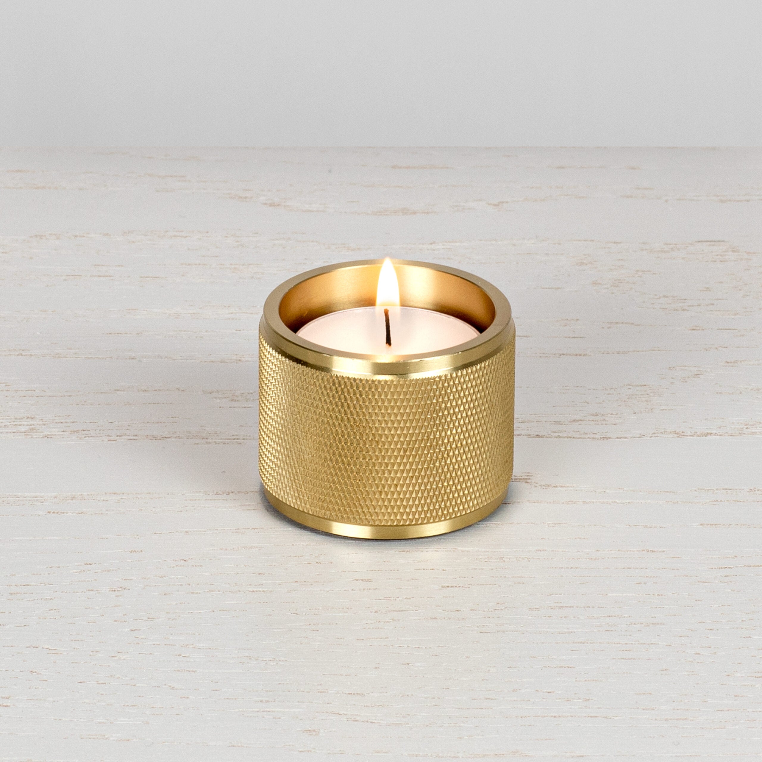 Tealight Candle Holder Brass Set of 3