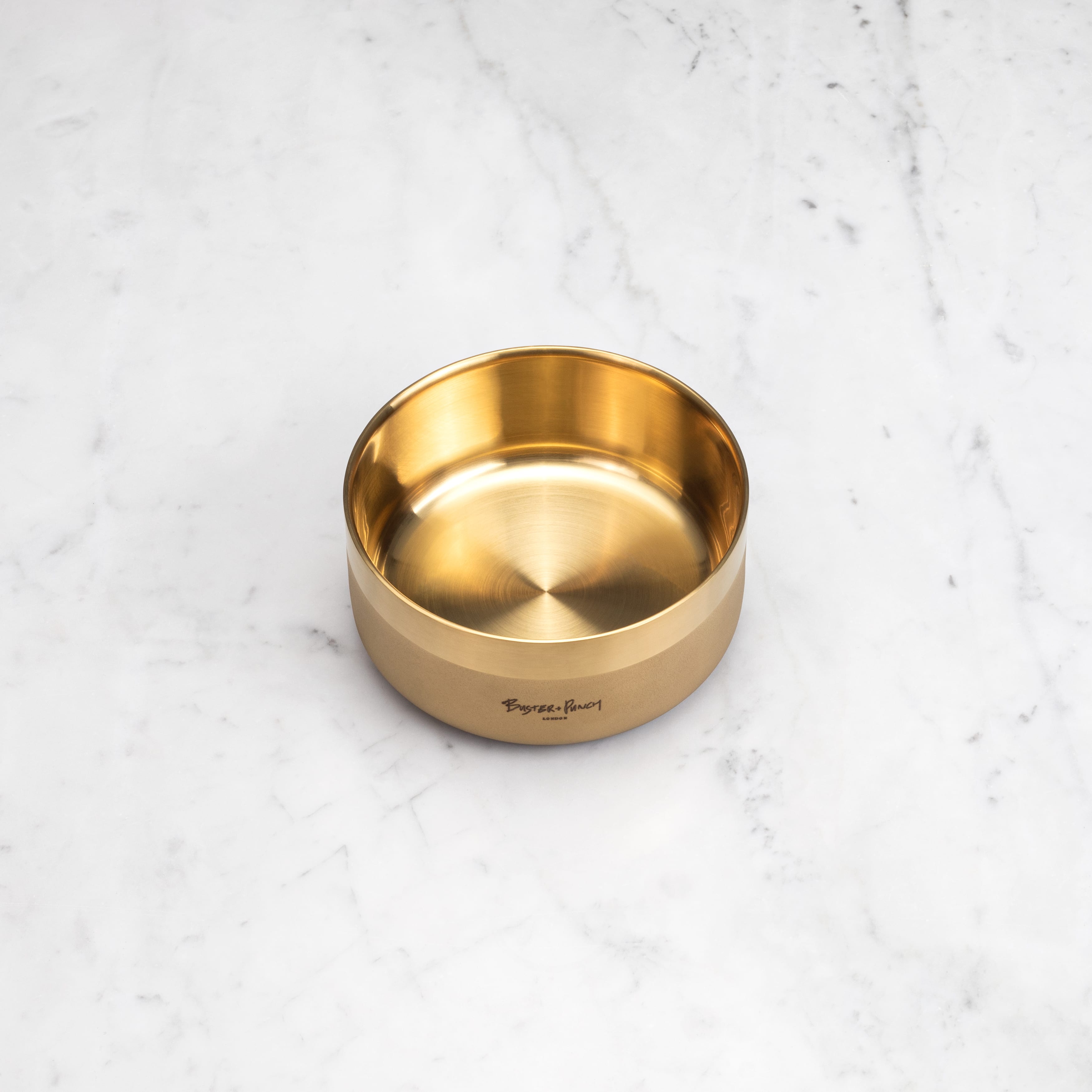 Dog Bowl Small Brass