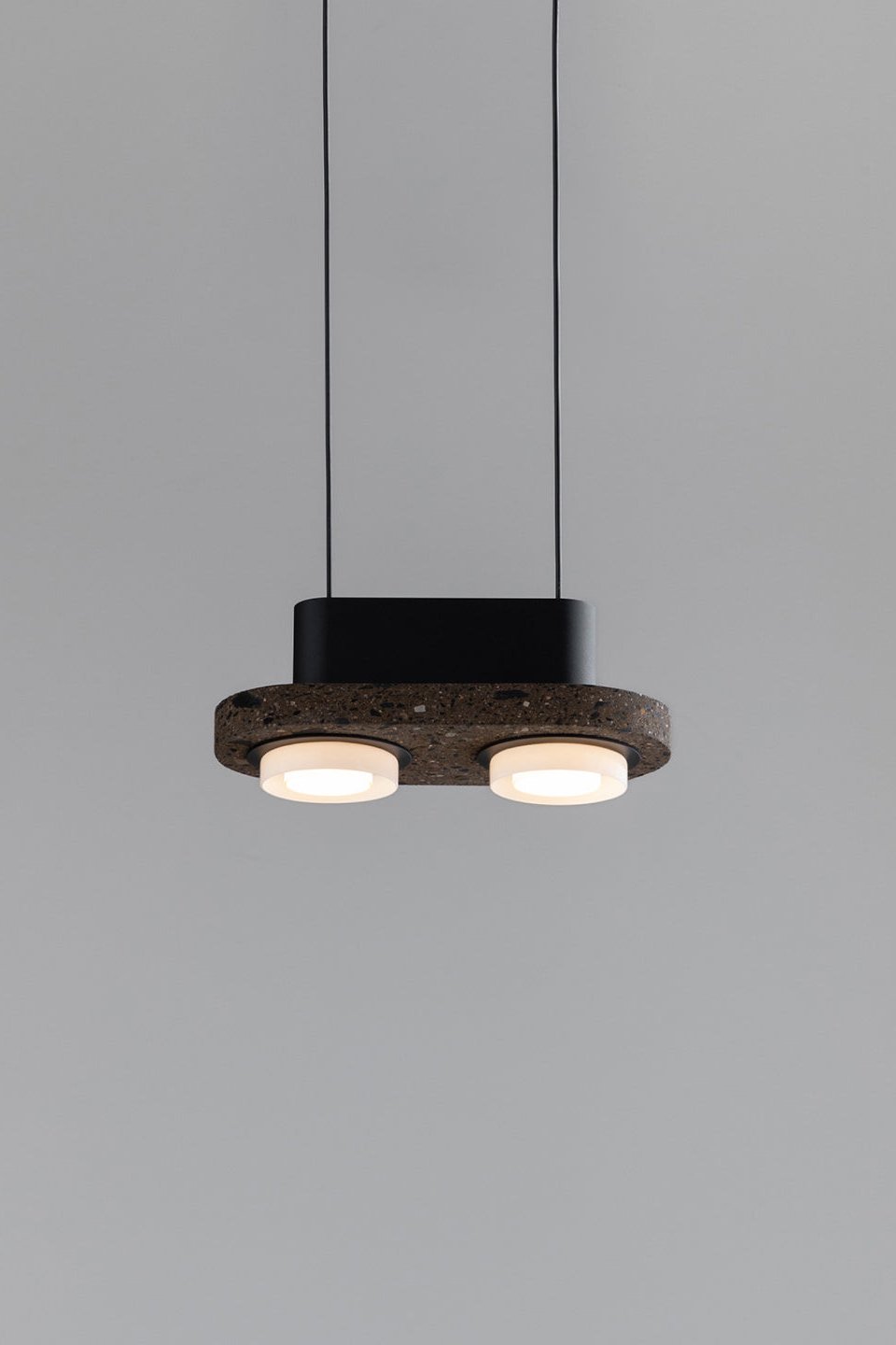 Ambra Double Pendant Black