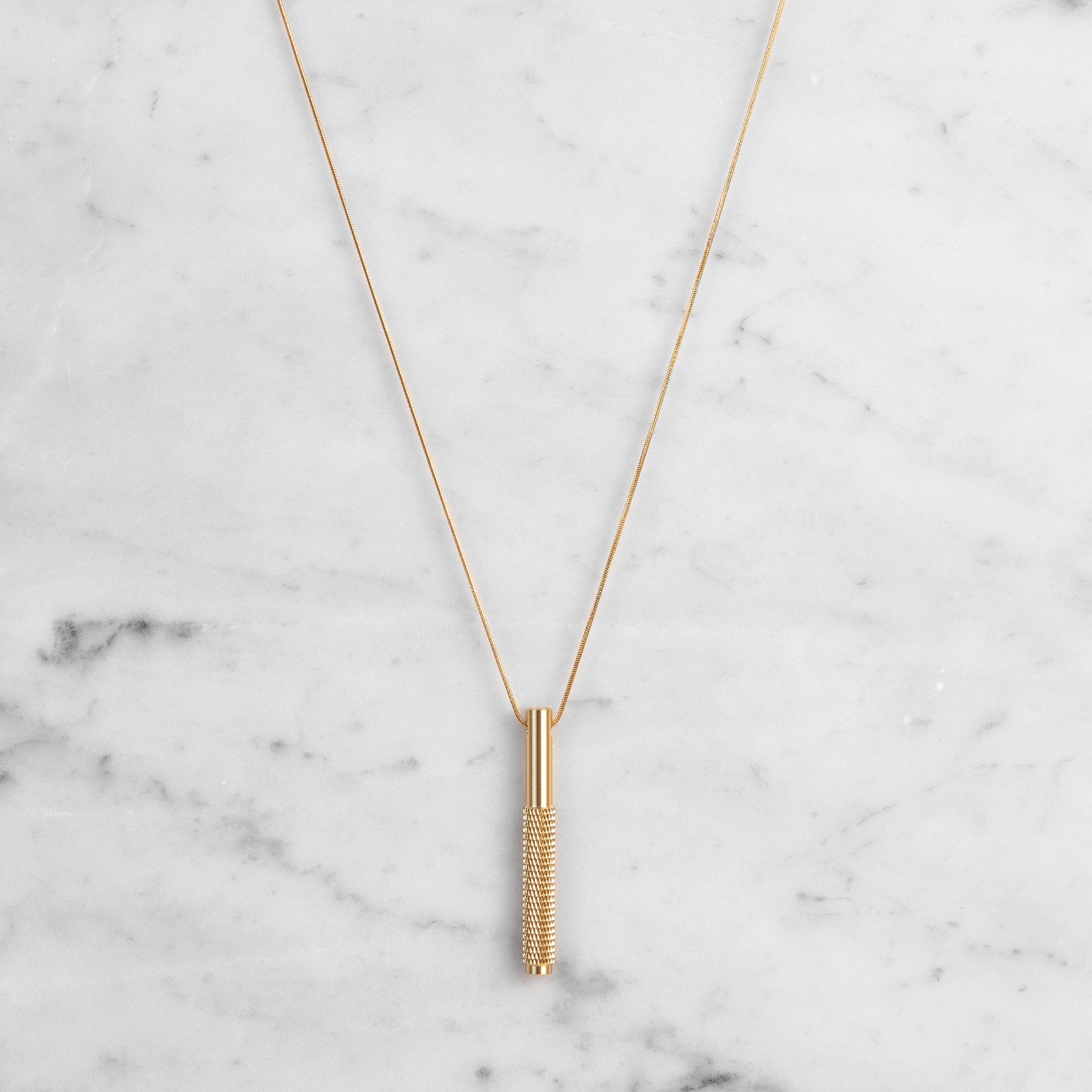 Necklace Vertical Brass